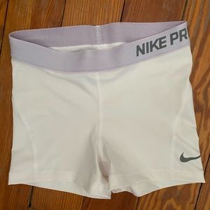 White Nike Pros